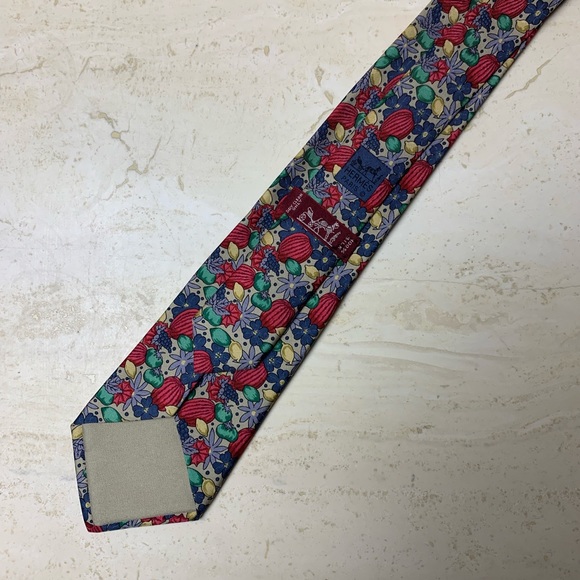 HERMES Vintage authentic silk tie - Picture 5 of 8